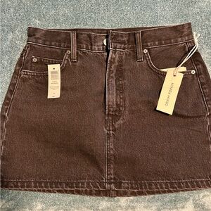 Black Denim Skirt by Aritzia